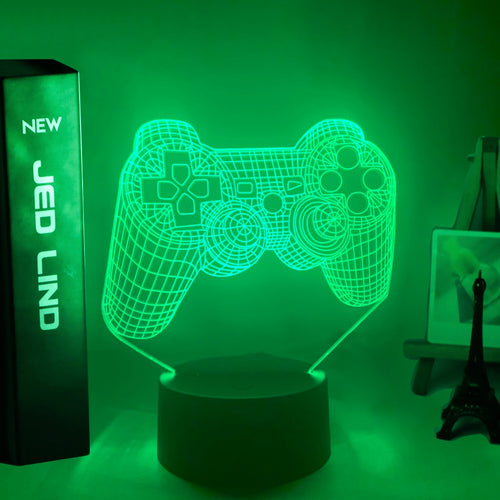 PS Game Controller Led Night Light for Kids - Man-Kave