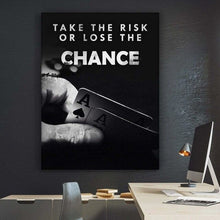 Load image into Gallery viewer, Wall Artwork - Poker / Take The Risk - Man-Kave
