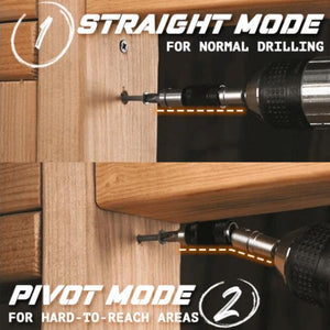 1/4" Magnetic Drill / Screw Tip  & Pivot Drill Bit - Man-Kave