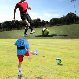 Sports Soccer Trainer - Bungee Football Training Equipment - Man-Kave
