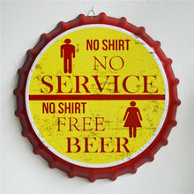Load image into Gallery viewer, FREE BEER - Creative Wall Art Beer Bottle Cap - Man-Kave
