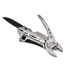 Load image into Gallery viewer, Pocket Multitool - Adjustable Wrench, Pliers &amp; Knife - Man-Kave
