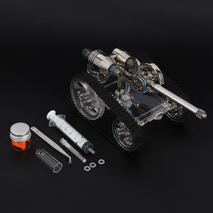 Stirling Engine Tank Model Mini Engine - Man-Kave