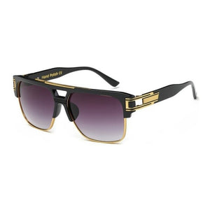 Classic Luxury Men Sunglasses - Fashion Square Designer Shades - Man-Kave