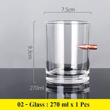 Load image into Gallery viewer, Bullet Shot Drinks Glasses - Glasses with a difference - Great Gift Idea - Man-Kave
