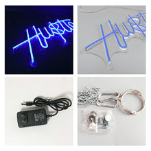 Load image into Gallery viewer, HUSTLE - Custom LED Neon Sign - Man-Kave
