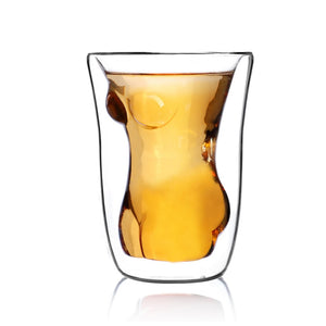 Sexy Beautiful Lady  Drinking Glass - 100ml Whiskey Glass - ManKave Gifts & Accessories