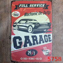 Load image into Gallery viewer, My Garage My Rules - 20x30cm Retro Tin Sign - Man-Kave
