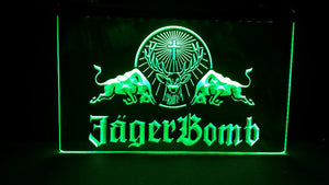 Jagermeister / Jager Bomb LED Bar Sign - Man-Kave