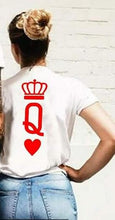 Load image into Gallery viewer, King &amp; Queen Heart Streetwear T-shirts - ManKave Gifts &amp; Accessories
