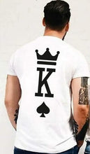 Load image into Gallery viewer, King &amp; Queen Heart Streetwear T-shirts - ManKave Gifts &amp; Accessories
