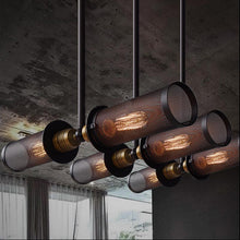 Load image into Gallery viewer, Industrial Loft Style Double Side Pendant Lamp - Metal Net Cover - ManKave Gifts &amp; Accessories
