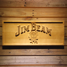 Load image into Gallery viewer, JIM BEAM 3D Wooden Sign - Man-Kave
