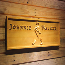 Load image into Gallery viewer, Johnnie Walker Whiskey 3D Wooden Sign - Man-Kave
