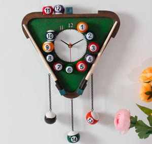 Snooker / Pool Timepiece Wall Clock - ManKave Gifts & Accessories